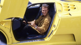 Michael Schumacher’s "P***y Magnet Yellow" Bugatti